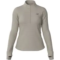 New Balance Rc Essential Heat Grid 1/2 Zip Linenhea Talla: L | Manga Larga Outlet | Mujer | Blanco