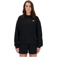 New Balance Sudadera 'Essentials' negro / blanco