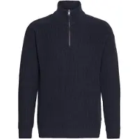 !Solid Jersey 'Goma' azul oscuro