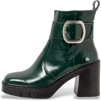 Art para mujer. 1197911WS003_0G3 Botines de piel 1979 verde (39), 8 a 10cm, Cremallera, Casual, outlet 2026.