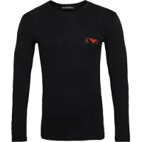 Emporio Armani Camiseta rojo sangre / negro
