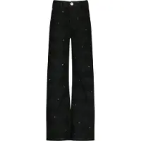 Vingino Girls Cato Star Jeans Washed Black Talla: 7 | Vaqueros Outlet | Unisex | Negro