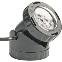 HEISSNER U120-T, empotrable, para piscina, color negro, LED, luz blanca cálida, LED
