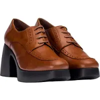 Wonders para mujer. H-4962_2525_2725 Mocasines De Piel Mercedes Marrón (39), 5 a 8cm, Cordones, Casual, outlet 2026.