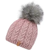 Chillouts Gorra 'Tabea' antracita / altrosa