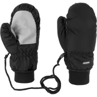 Barts - Kid's Nylon Mitts - Guantes size 5 - Thumb, negro/gris