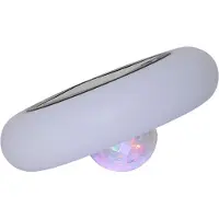 Star Trading Lámpara piscina solar LED multicolor blanco cálido