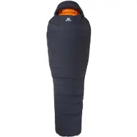 Mountain Equipment - Glacier 300 - Saco de dormir de plumas size Regular - Body Size: 185 cm, obsidian