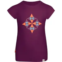TROLLKIDS - Girl's Sandefjord T - Camiseta de merino size 152, morado