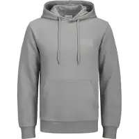 Jack & Jones Sudadera gris / blanco