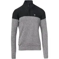 KOROSHI Jersey gris / negro / blanco