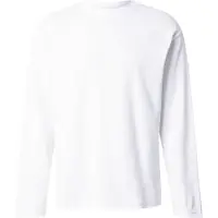 SELECTED MEN Corte Holgado Camiseta De Manga Larga Hombres Blanco M