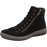 Legero Botines con cordones 'Schnürstiefel Damen 2-000269-0000 Echtleder in schwarz' negro