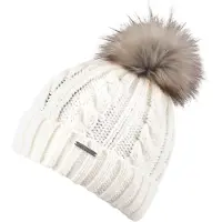 Chillouts Gorra 'Joan' beige oscuro / blanco
