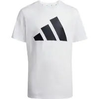 Adidas - Kid's Bold Tee 160 - Camiseta de manga corta size 176, blanco/gris