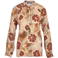 River Woods Shirt Ls Frownced Neckline Multi Talla: 38 | Blusas Outlet | Mujer