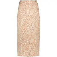 Another Label Juml Skirt Structured Sand Talla: XS | Faldas Midi Outlet | Mujer | Marrón