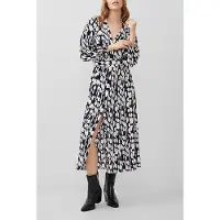 French Connection Islanna Bracelet Slv Lth Dress Blue Talla: 6 | Vestidos Midi Outlet | Mujer | Azul