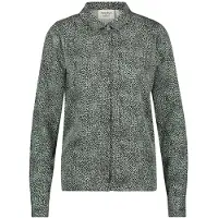 Another Label Lena Shirt L/s Grey Green Animal Talla: XS | Camisas Outlet | Mujer | Gris