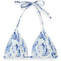 Scotch & Soda Reversible Bikini Top Shell Batik Blue Talla: XS | Bikinis Outlet | Mujer | Azul