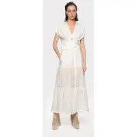 Pinko Vaduz Top Jersey Fluido Purity White Talla: S | Blusas Outlet | Mujer | Blanco