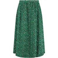 Shiwi Ladies Arequipa Skirt Poppy Flower Rain Green Flower Talla: XS | Faldas Midi Outlet | Mujer | Verde