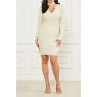 Guess Marciano By Roaring Sequins Sandy Shore Mini Dress Mul Talla: 48 | Mini Vestidos Outlet | Mujer | Marrón