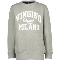 Vingino Crewneck-classic-logo Grey Mele Talla: 4 | Chalecos Outlet | Unisex | Gris