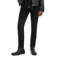 AllSaints Rex Jet Black Talla: W38L32 | Vaqueros Pitillo Outlet | Hombre | Negro