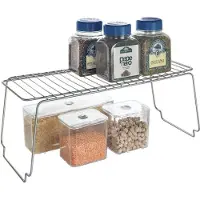 Metaltex Estante Metaltex de metal, color blanco, dimensiones: 45 x 19 x 18 cm