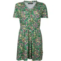 French Connection Blossom Tee Dress Short Poise Green Talla: 8 | Blusón Outlet | Mujer | Verde