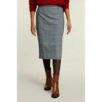 River Woods Midi Checked Skirt Talla: XS | Faldas Midi Outlet | Mujer