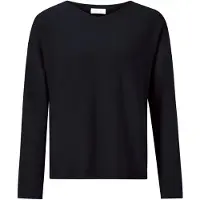 Rich & royal Boat Neck Seamless Black Talla: XS | Sudaderas con Capucha Outlet | Mujer | Negro