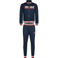 Lonsdale Ropa para correr 'Poolewe' beige claro / navy / arándano