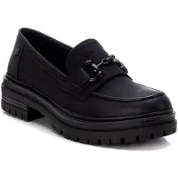 Refresh para mujer. 17142201-NEGRO Mocasines 171422 negro (36), Plano, 3 a 5cm, Ninguno, Casual, Imitación cuero, Clásico, outlet 20