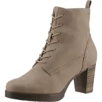 Tamaris Botines con cordones taupe