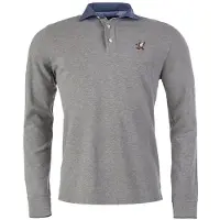River Woods Lux Denim Clr Cf Ls Piq Grey Talla: S | Polos Outlet | Hombre | Azul