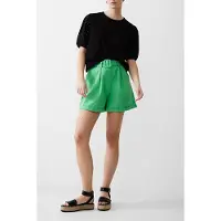French Connection Belted Linen Short Poise Green Talla: 8 | Pantalones Cortos Outlet | Mujer | Blanco