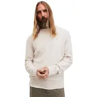 AllSaints Statten Crew Oatmeal White Talla: XXL | Jerséis Outlet | Hombre | Blanco