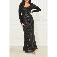 Guess Marciano By Roaring Sequins Maxi Jet Black Talla: 40 | Vestidos Maxi Outlet | Mujer | Negro