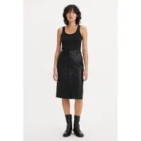Levi's Faux Leather Skirt Black Talla: W25 | Faldas de Cuero Outlet | Mujer | Negro
