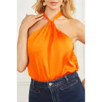 Guess Marciano By Frida Top Superlative Orange Talla: XL | Camisetas de Tirantes Outlet | Mujer | Naranja