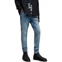 AllSaints Ronnie Light Indigo Talla: W38L30 | Vaqueros Pitillo Outlet | Hombre | Azul