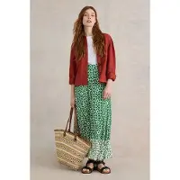 White Stuff Jada Eco Vero Maxi Skirt Green Printed Talla: 16 REGULAR | Faldas Midi Outlet | Mujer | Verde