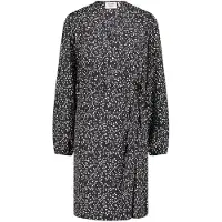 Another Label Mia Dot Dress L/s Night Sky Dot Talla: M | Mini Vestidos Outlet | Mujer | Negro