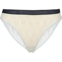 Pinko Senza Parole 2 Slip Pizzo Indemagliato Jacquard C/logo Azure Talla: S | Calzoncillos Outlet | Mujer | Azul