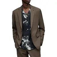 AllSaints Lenox Blazer Brown Talla: 34 | Blazers Outlet | Hombre | Marrón