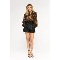 Ibana Tiany Print Patch Flora Talla: 38 | Blusas Outlet | Mujer