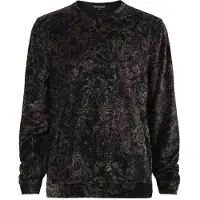 John Varvatos Macdougal Regular Fit Ls Velvet Crew Wit Black Talla: XL | Jerséis Outlet | Hombre | Negro