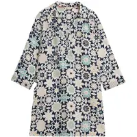 White Stuff Blaire Linen Tunic Navy Printed Talla: 6 REGULAR | Blusas Outlet | Mujer | Blanco
